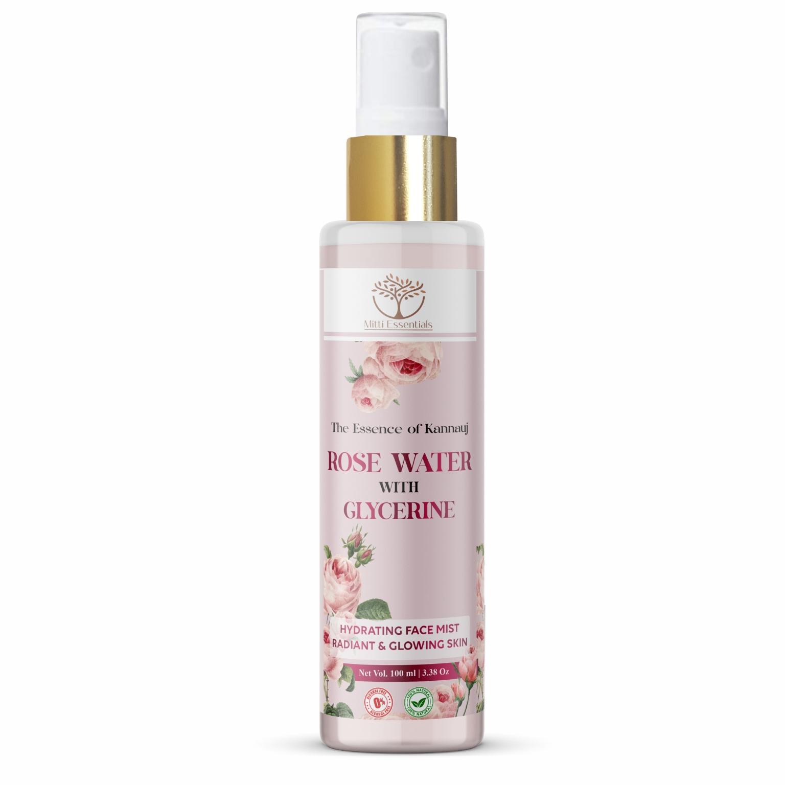 Pure Rose Water With Glycerine