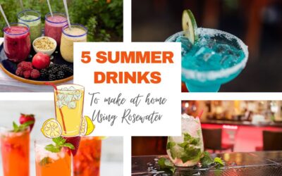 5 Refreshing Summer Drinks Using Rosewater